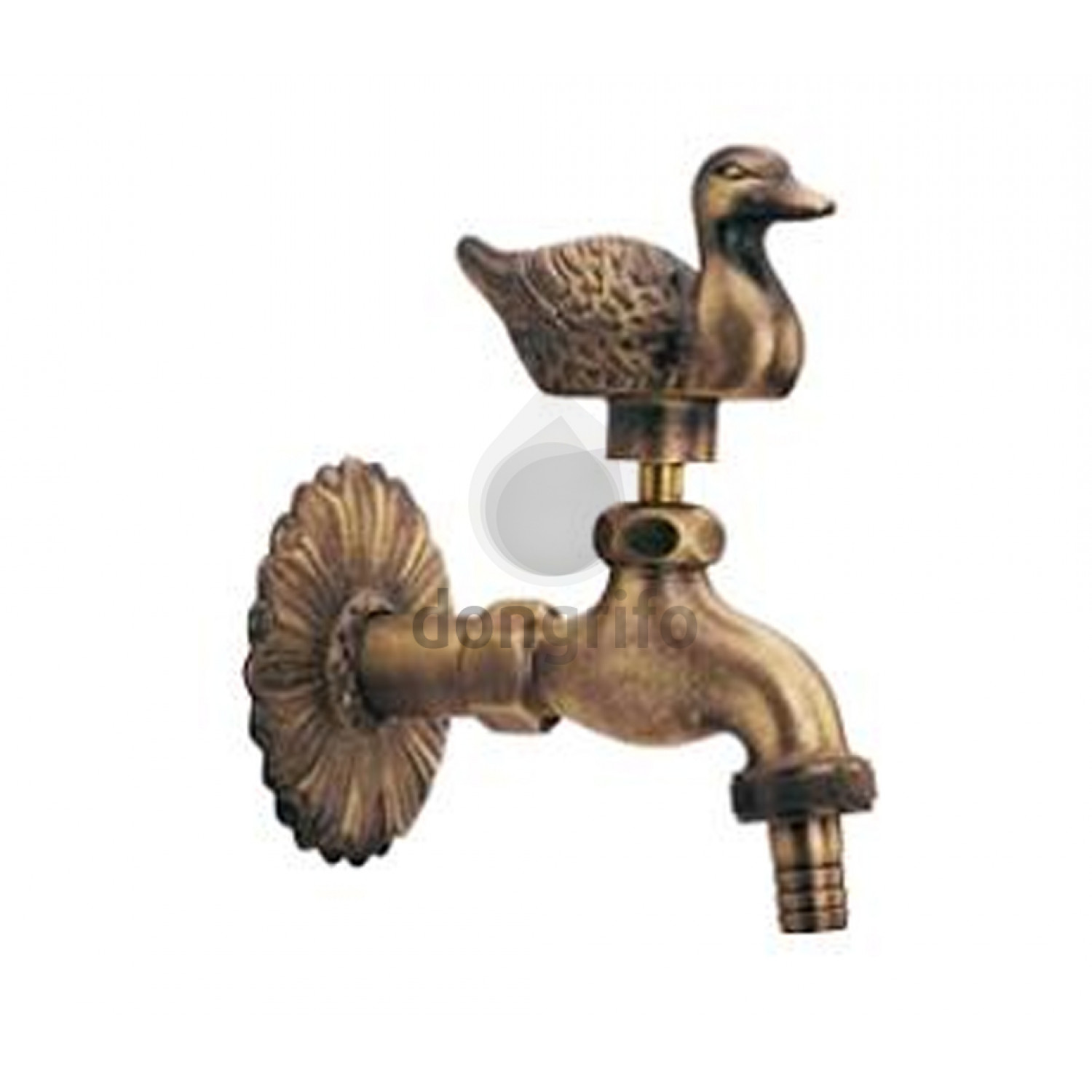 grifo jardin decorativo pato laton