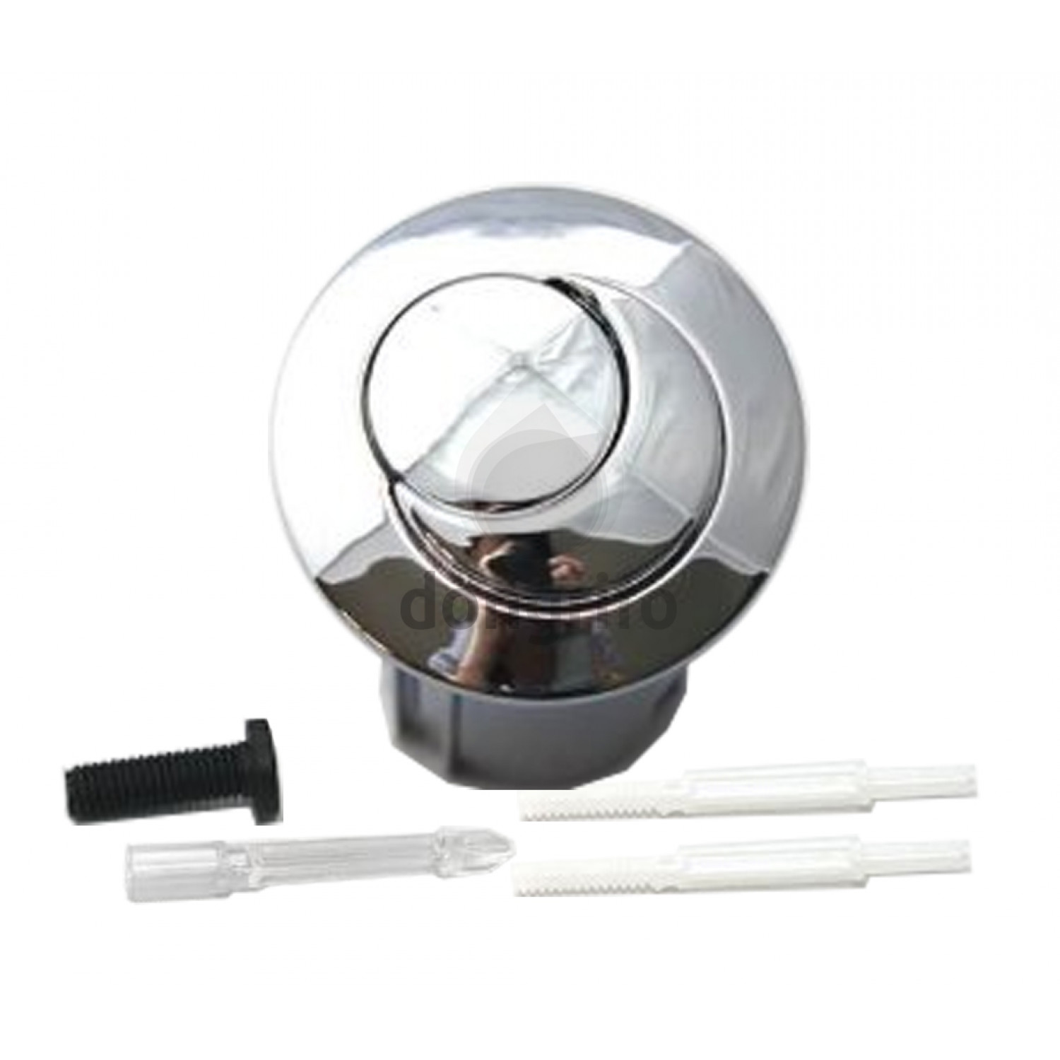 Conjunto pulsador corto varilla roscable para doble descarga D2D