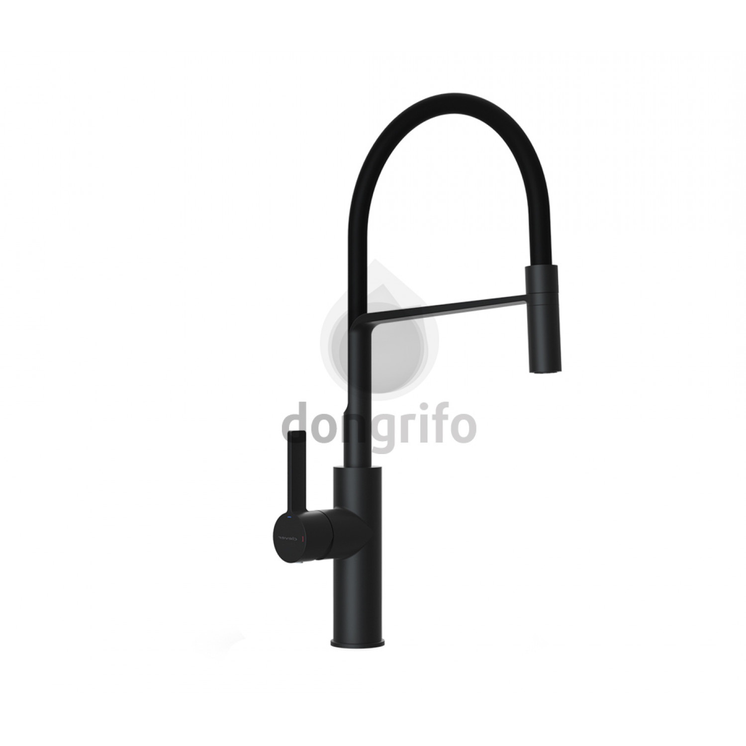 grifo negro extensible de fregadero clv 61182