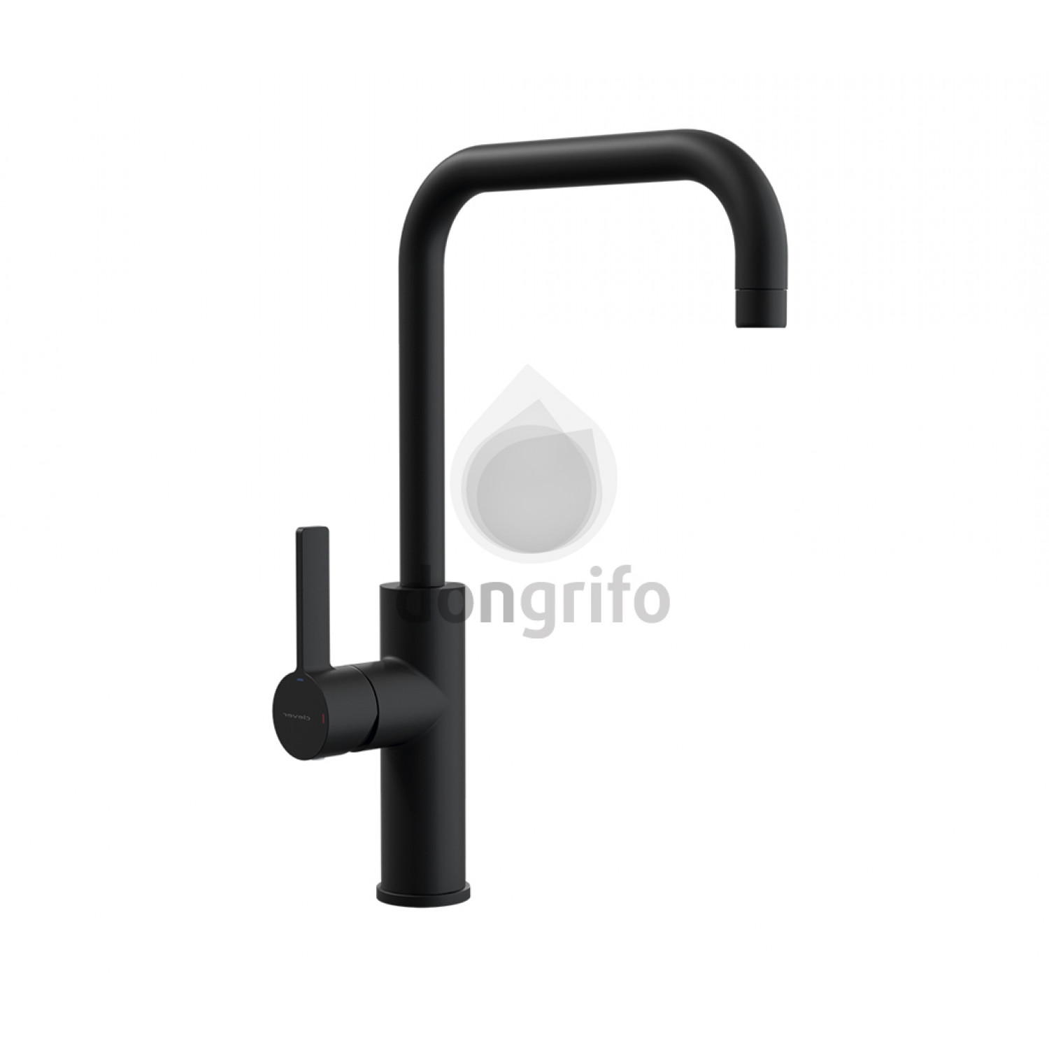 Grifo fregadero cocina negro extensible clv-61186