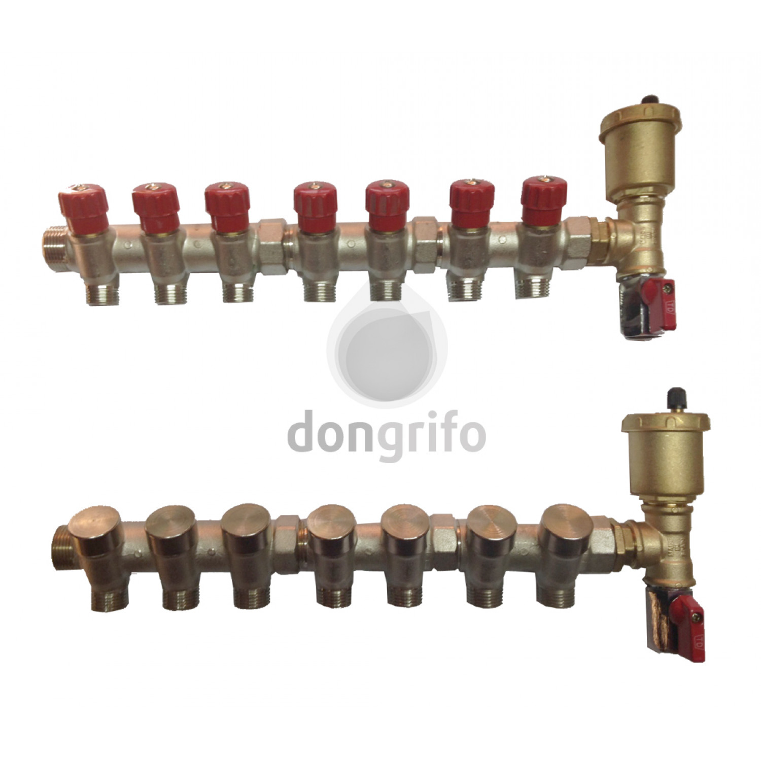 colector manual calefaccion completo