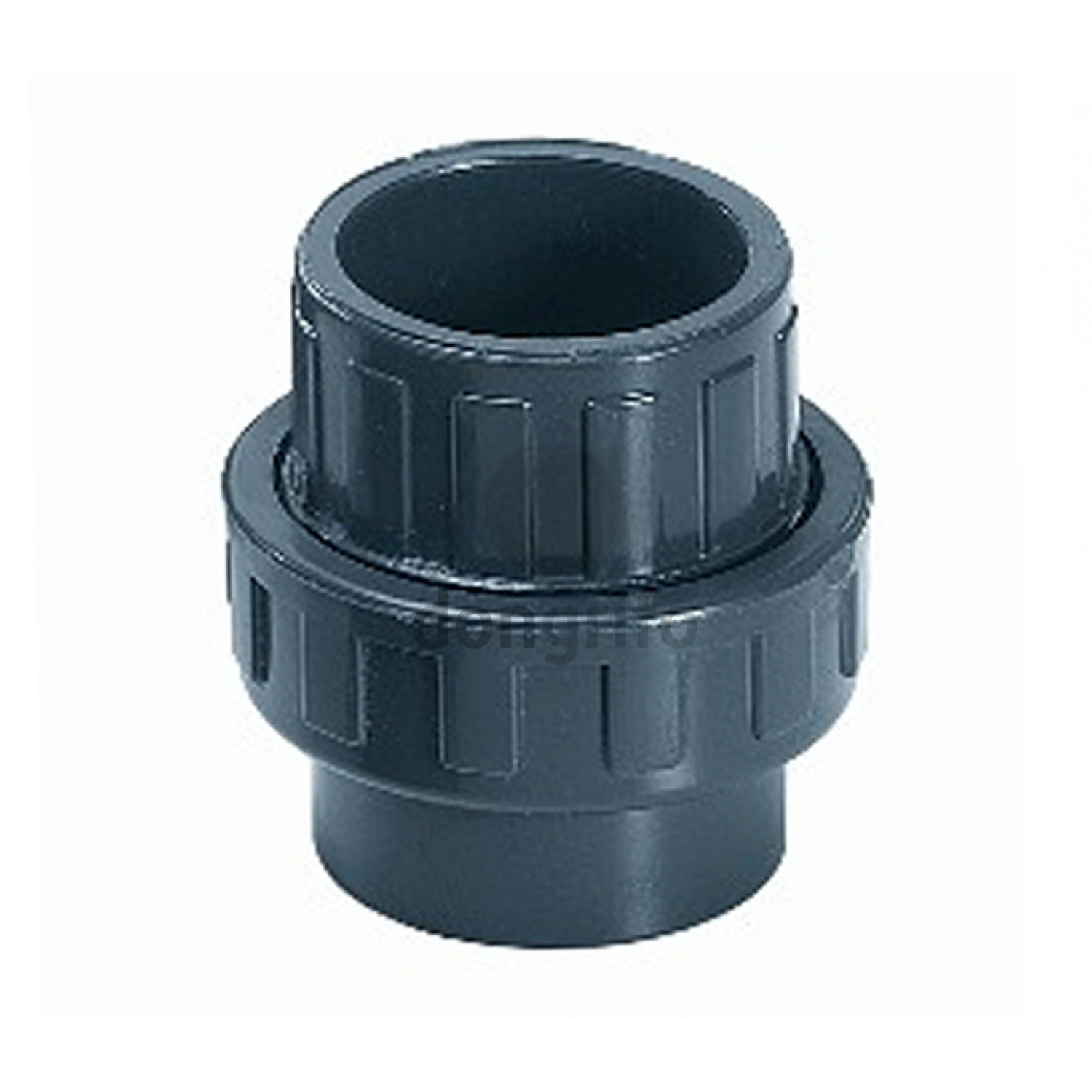 enlace 3 piezas pvc presion