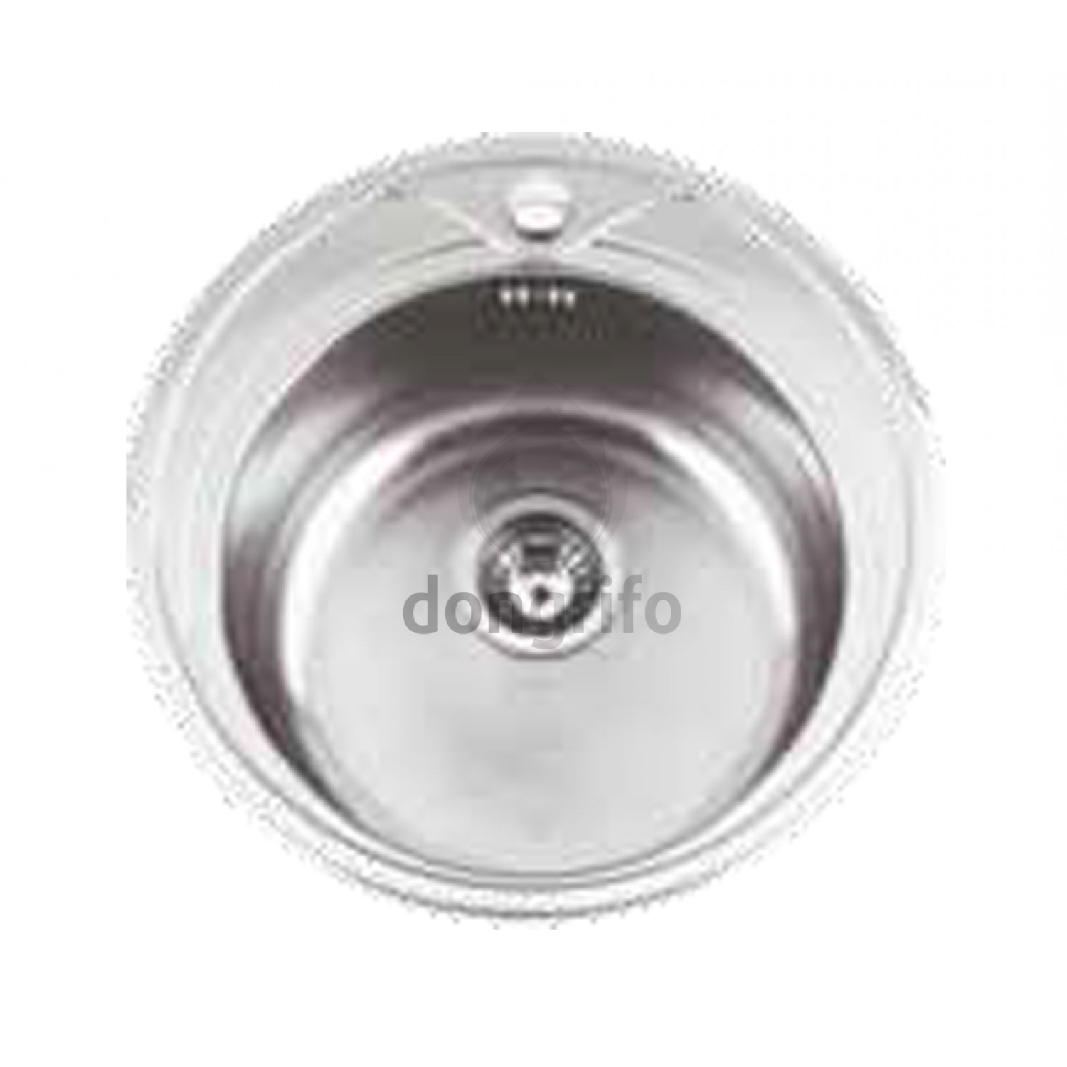 fregadero redondo acero inoxidable