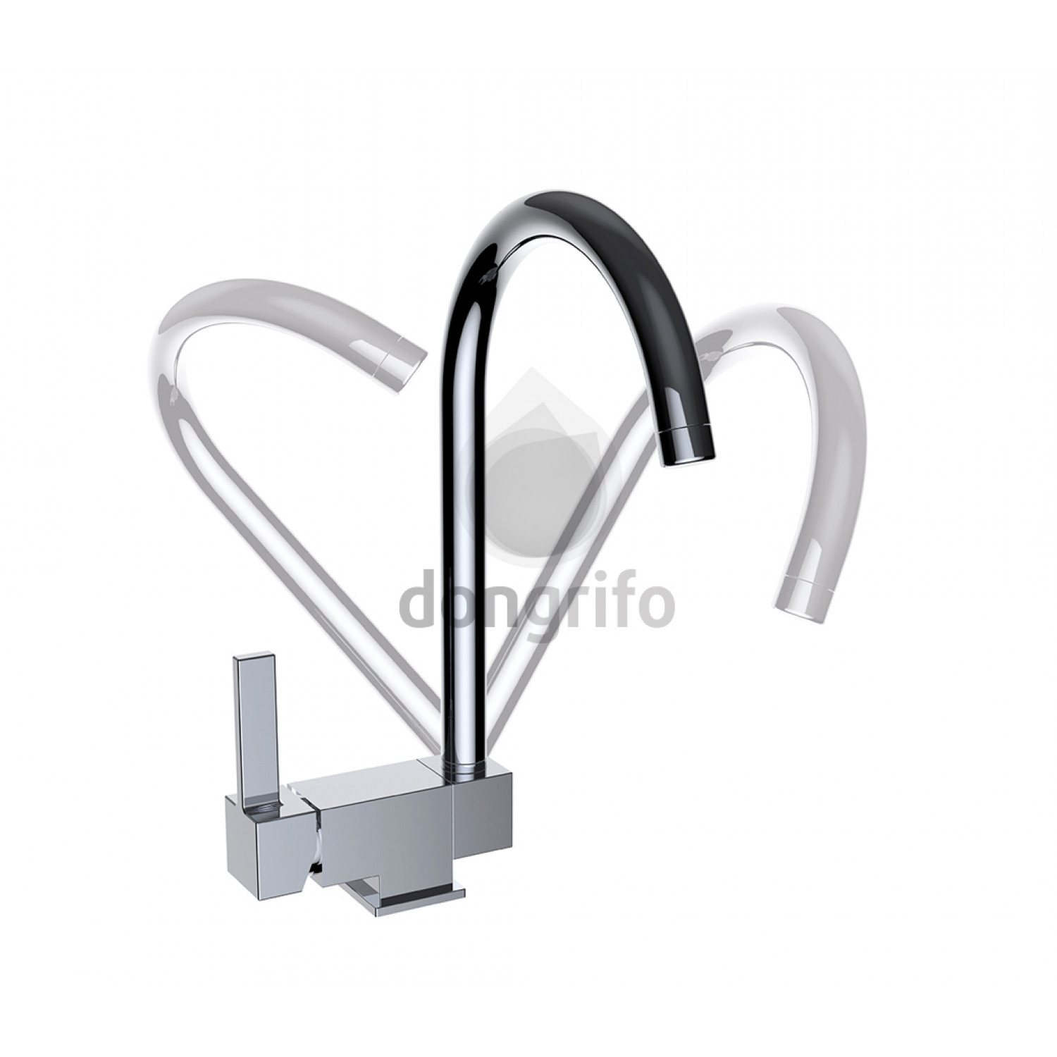 Grifo cocina fregadero abatible dongrifo clv-60152