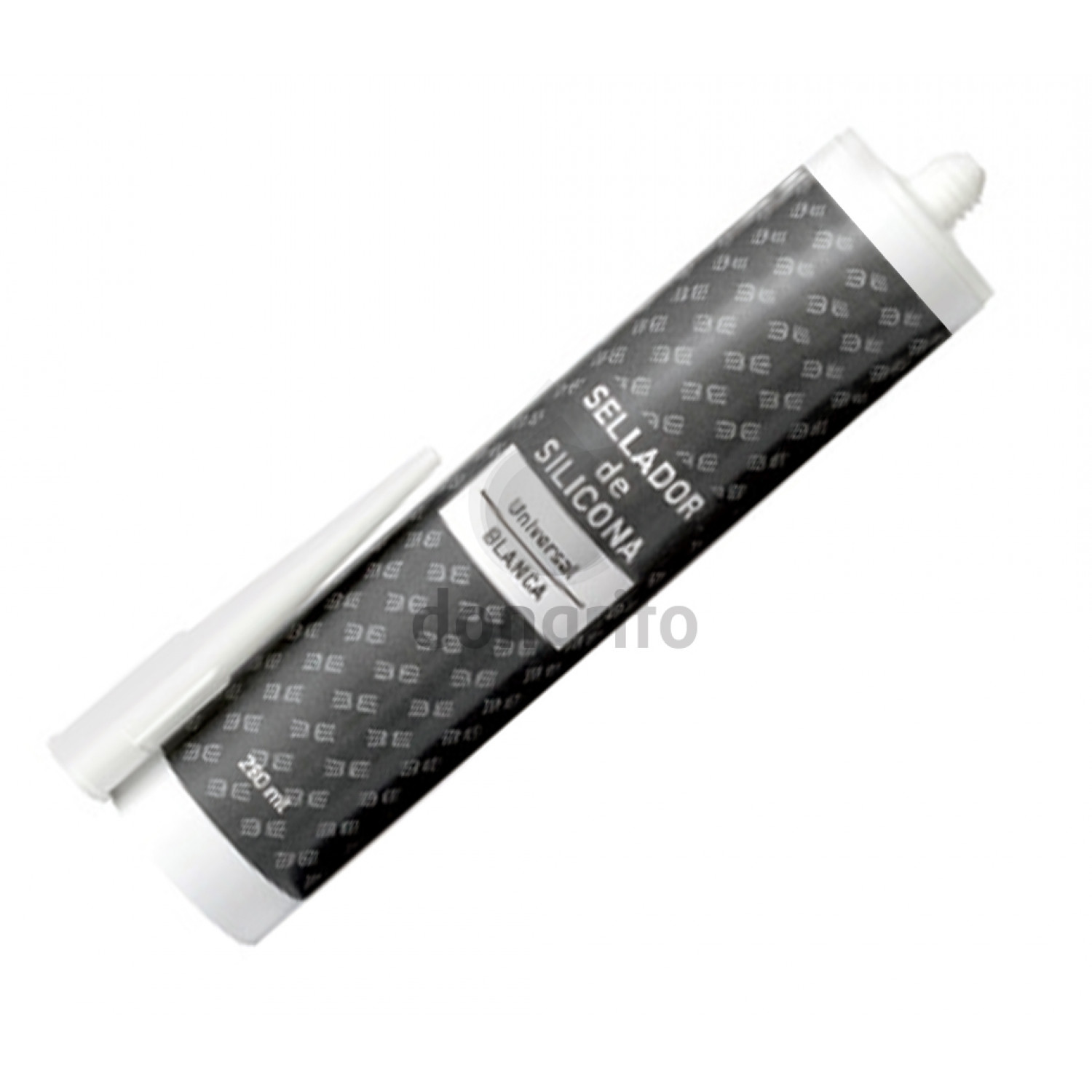 Tradineur - Sellante de silicona blanca anti-moho 280 ml, cartucho de  silicona con cánula, anti-moho, bricolaje