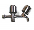 Llave doble escuadra + grifo lavadora 1/2  x 3/4  x 3/8  - Somosplenum