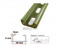 CARRIL GUIA PERFORADO 08x25x100