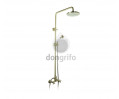 KIT BATERIA DUCHA OMEGA BRONCE