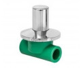 LLAVE DE PASO POLIPROPILENO MANDO OCULTO 